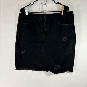 Black denim Skirt 5 pockets NWOT